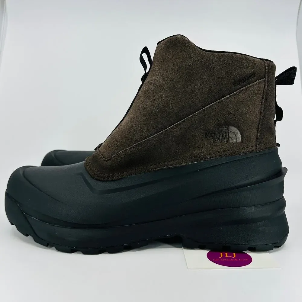 The North Face Mens Chilkat V Zip Waterproof Boots Coffee Brown NF0A5LW4 Size 14
